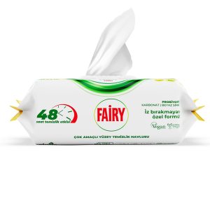 دستمال مرطوب چند منظوره فیری مدل limon yagli بسته 100 عددی